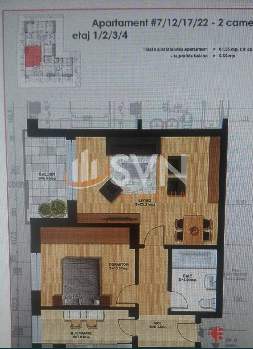 Apartament, 2 camere Bucuresti/Stefan Cel Mare