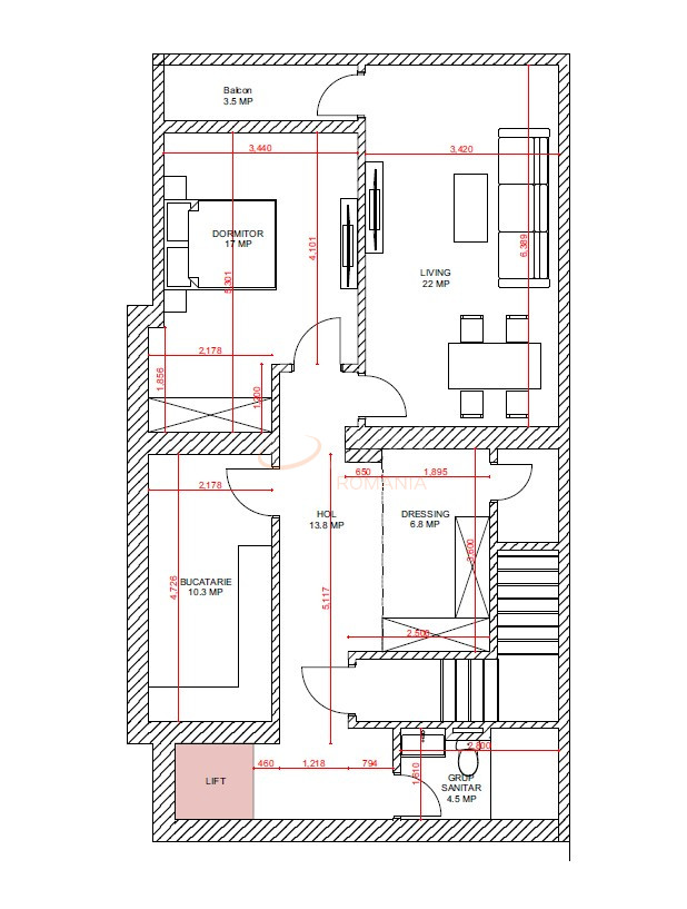 Apartament, 2 camere Bucuresti/Baneasa