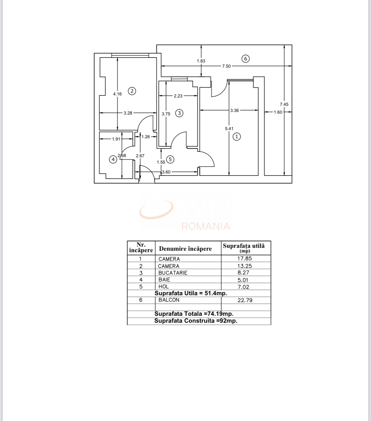 Apartament, 2 camere Bucuresti/Chitila