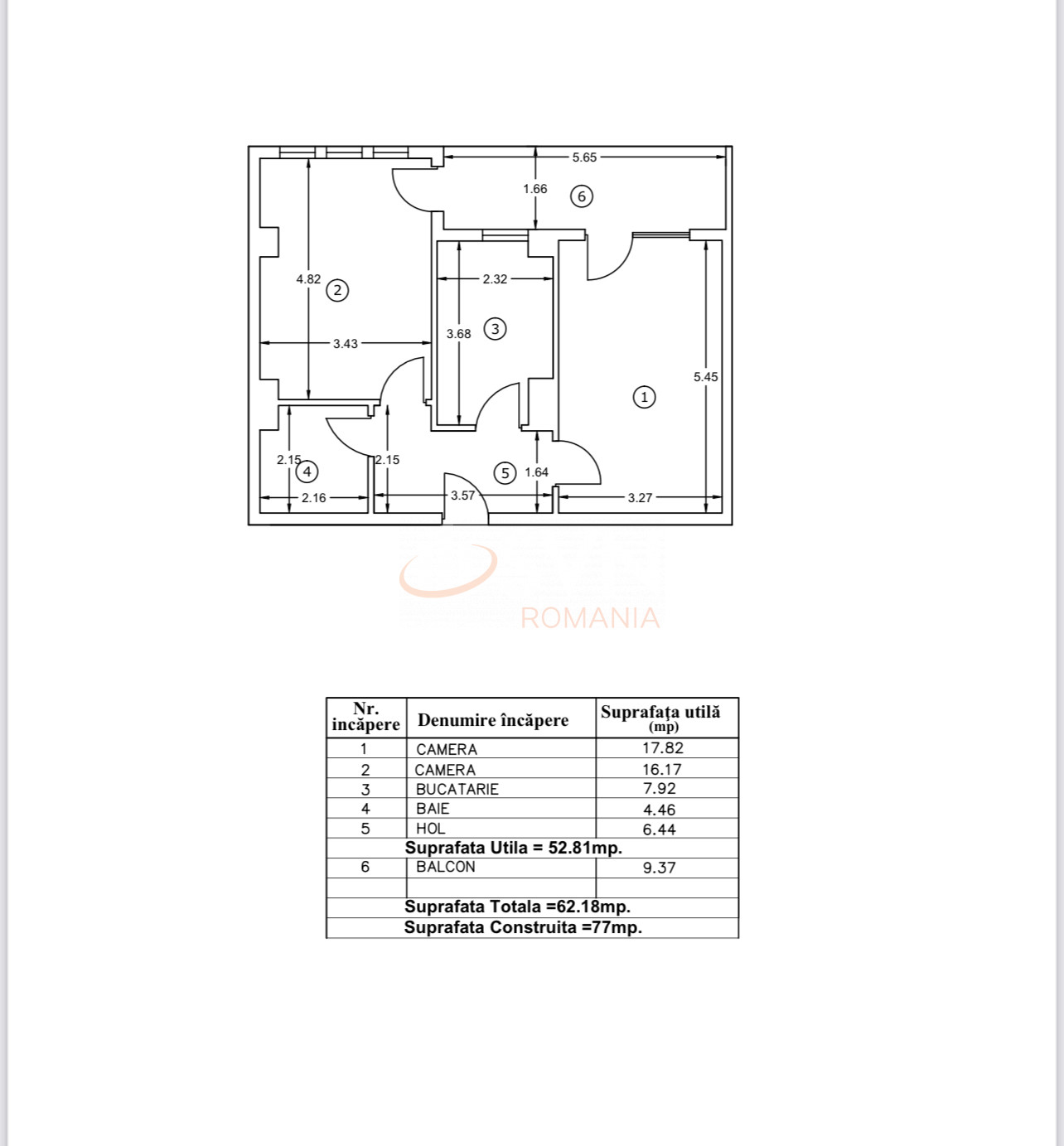 Apartament, 2 camere Bucuresti/Chitila