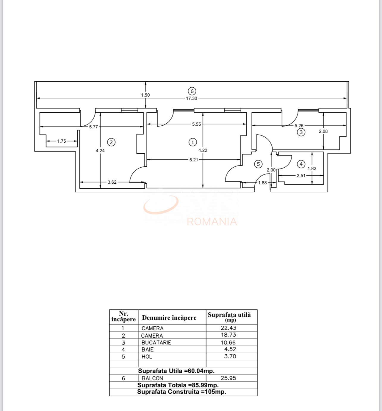 Apartament, 2 camere Bucuresti/Chitila
