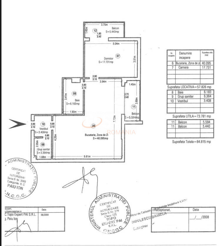 Apartament, 2 camere Bucuresti/Pipera