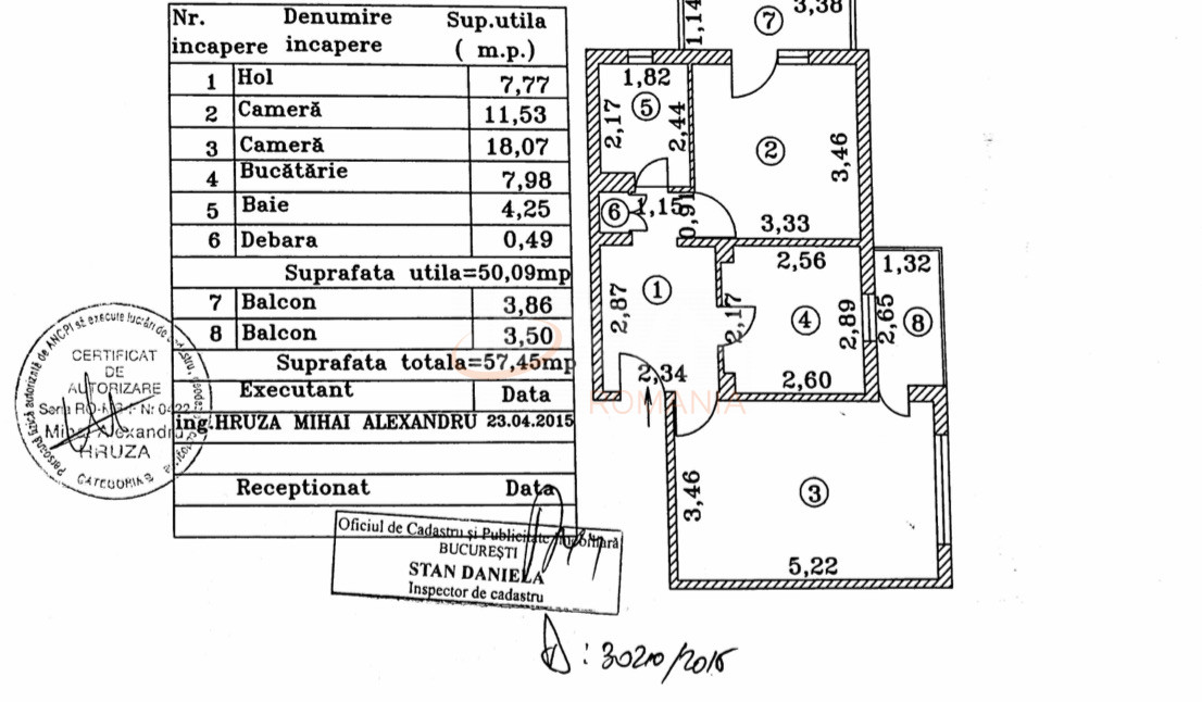 Apartament, 2 camere Bucuresti/Aviatiei