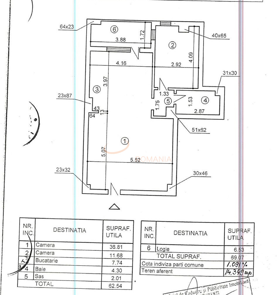 Apartament, 2 camere Bucuresti/Baneasa