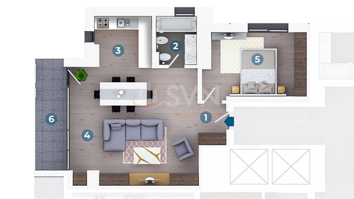 Apartament, 2 camere Bucuresti/Floreasca