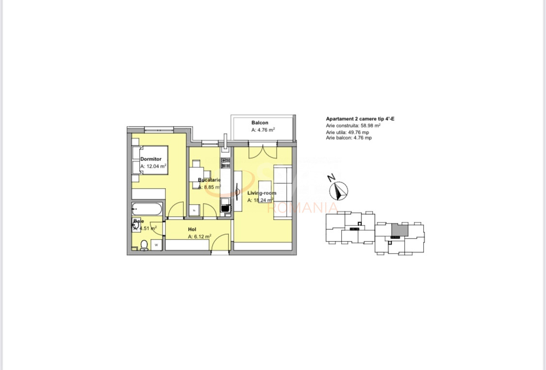 Apartament, 2 camere Ilfov/Dobroesti