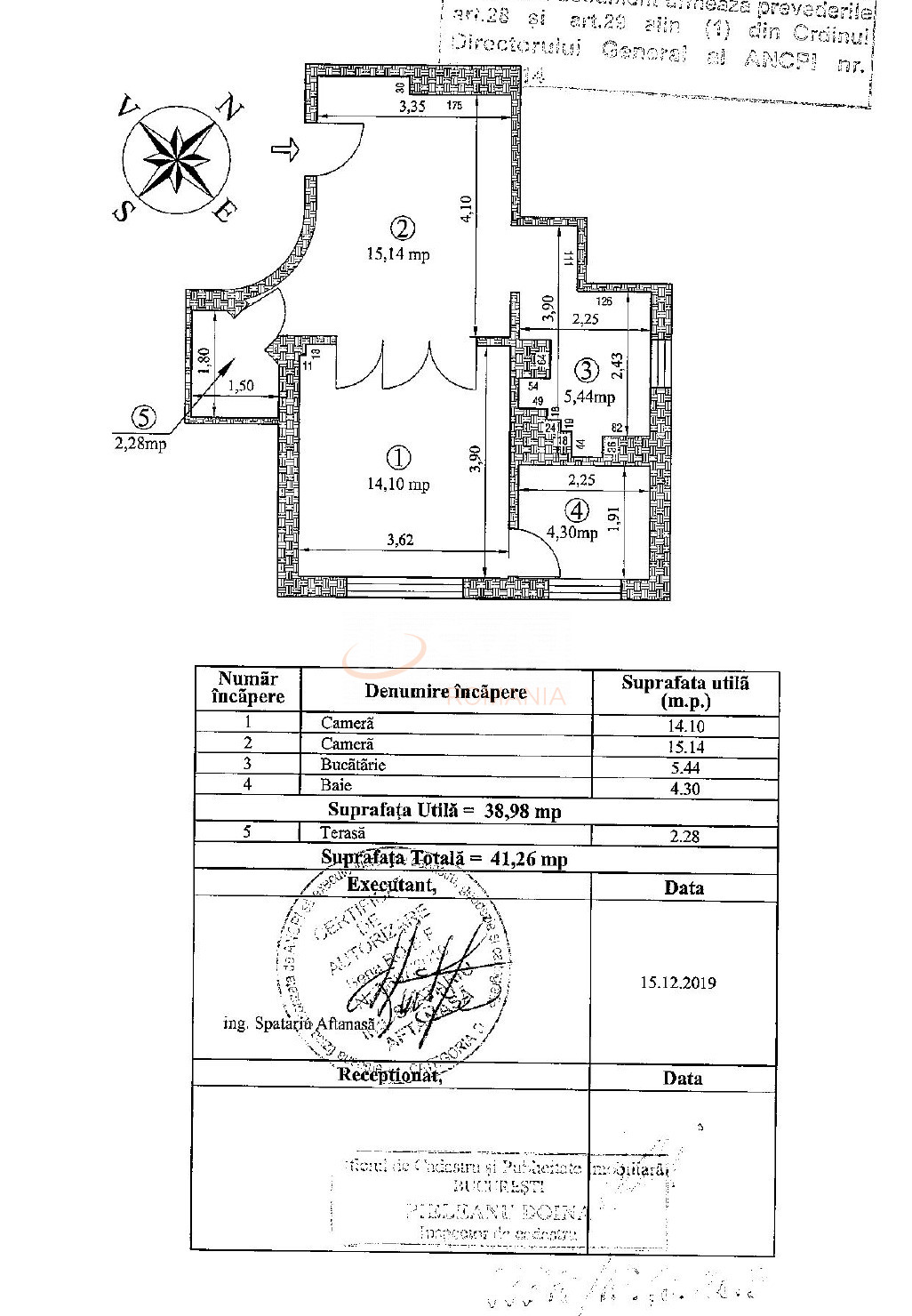 Apartament, 2 camere Bucuresti/Universitate (s2)