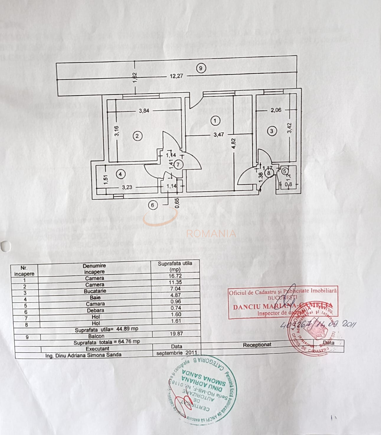Apartament, 2 camere Bucuresti/Stefan Cel Mare