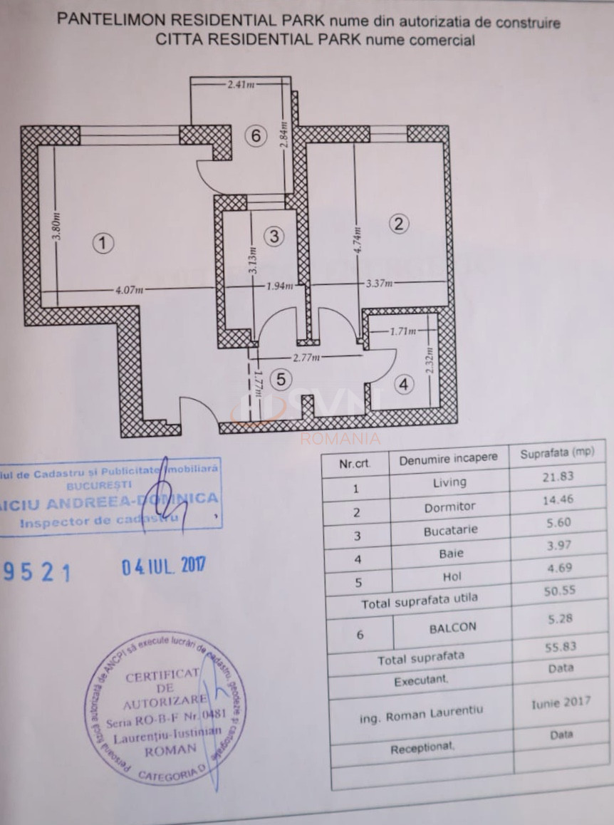 Apartament, 2 camere Bucuresti/Pantelimon