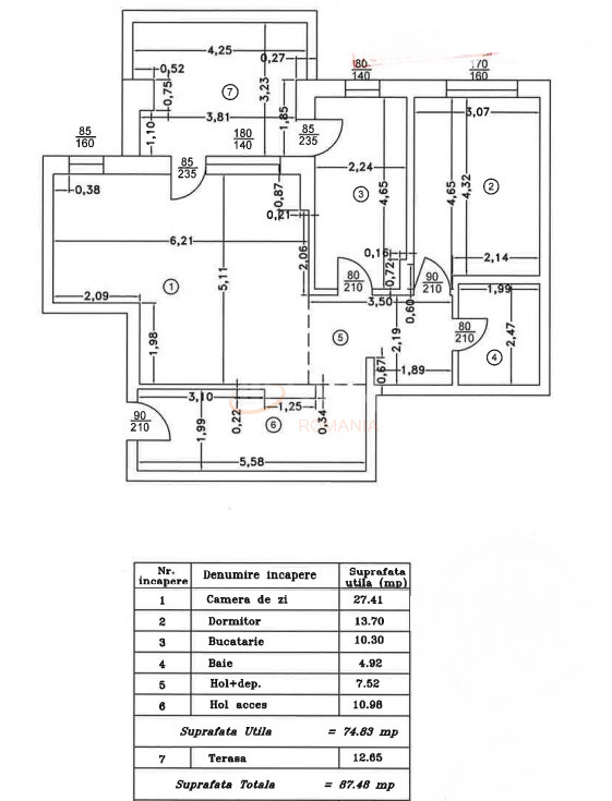 Apartament, 2 camere Bucuresti/Aviatiei