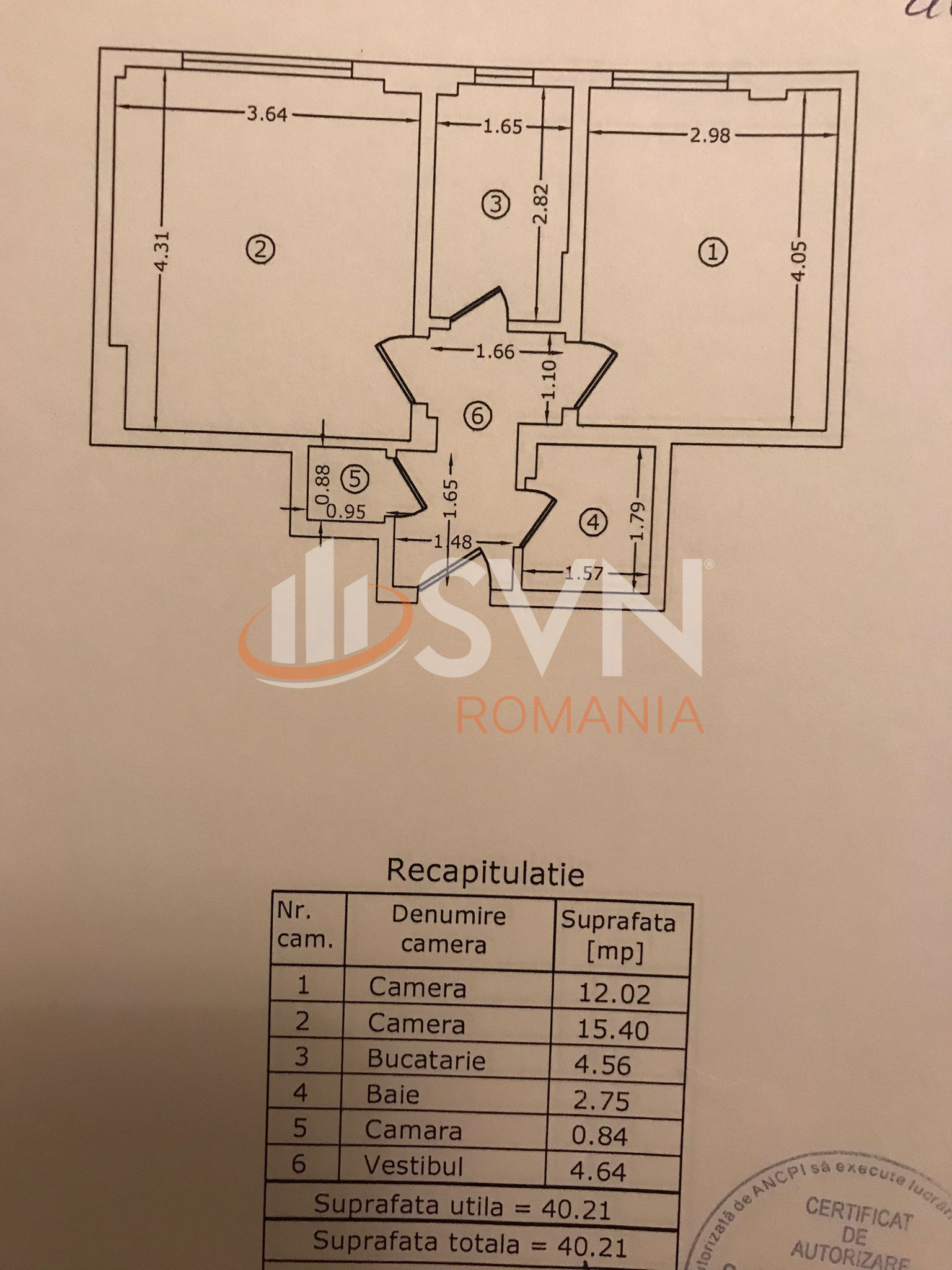 Apartament, 2 camere Bucuresti/Natiunile Unite