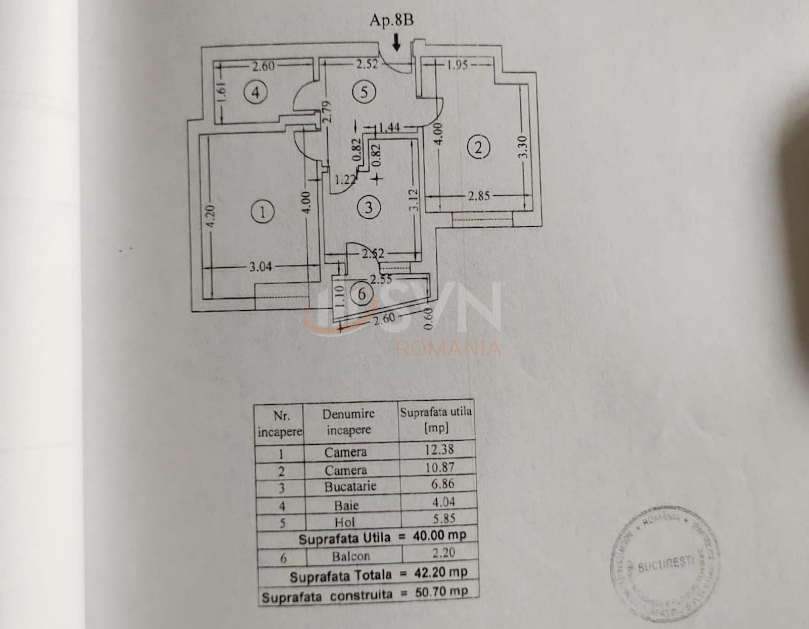 Apartament, 2 camere Bucuresti/Bucurestii Noi