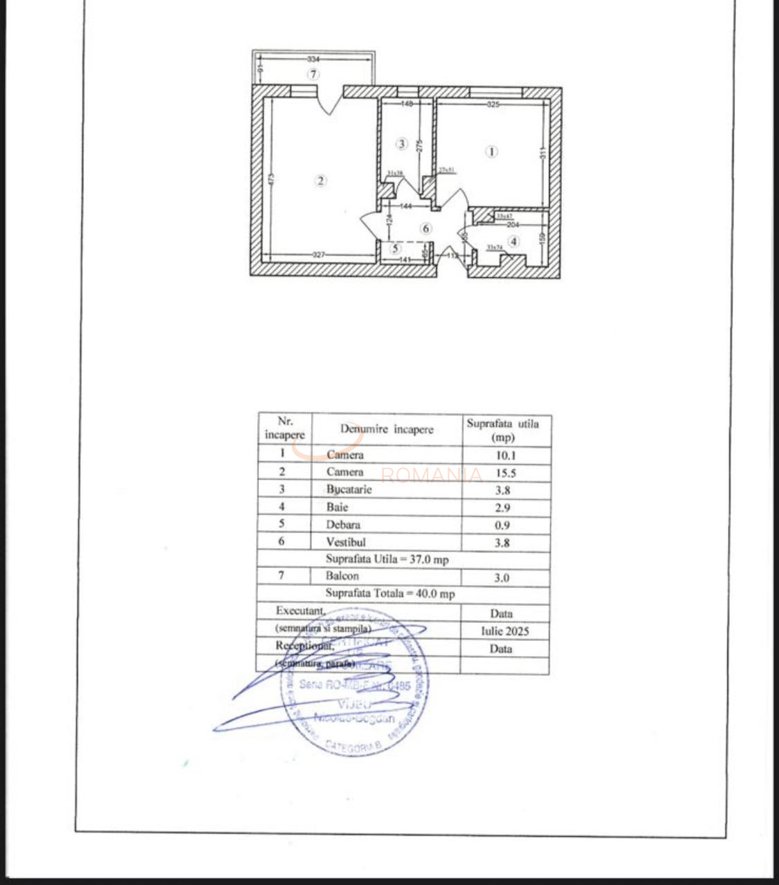 Apartament, 2 camere Bucuresti/Lujerului