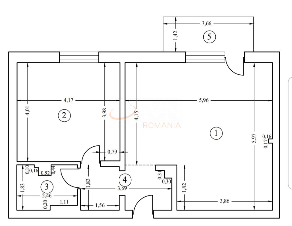 Apartament, 2 camere Bucuresti/Sisesti
