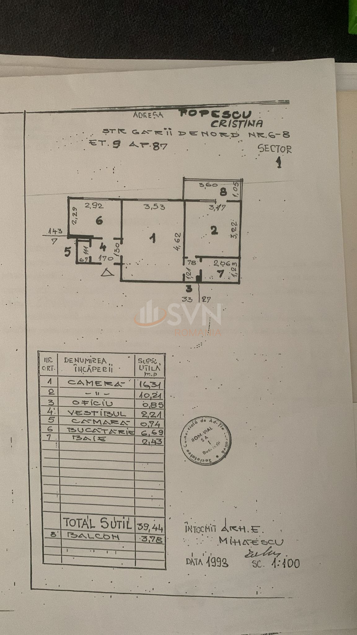 Apartament, 2 camere Bucuresti/Gara De Nord