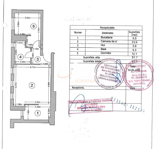 Apartament, 2 camere Bucuresti/Aviatiei