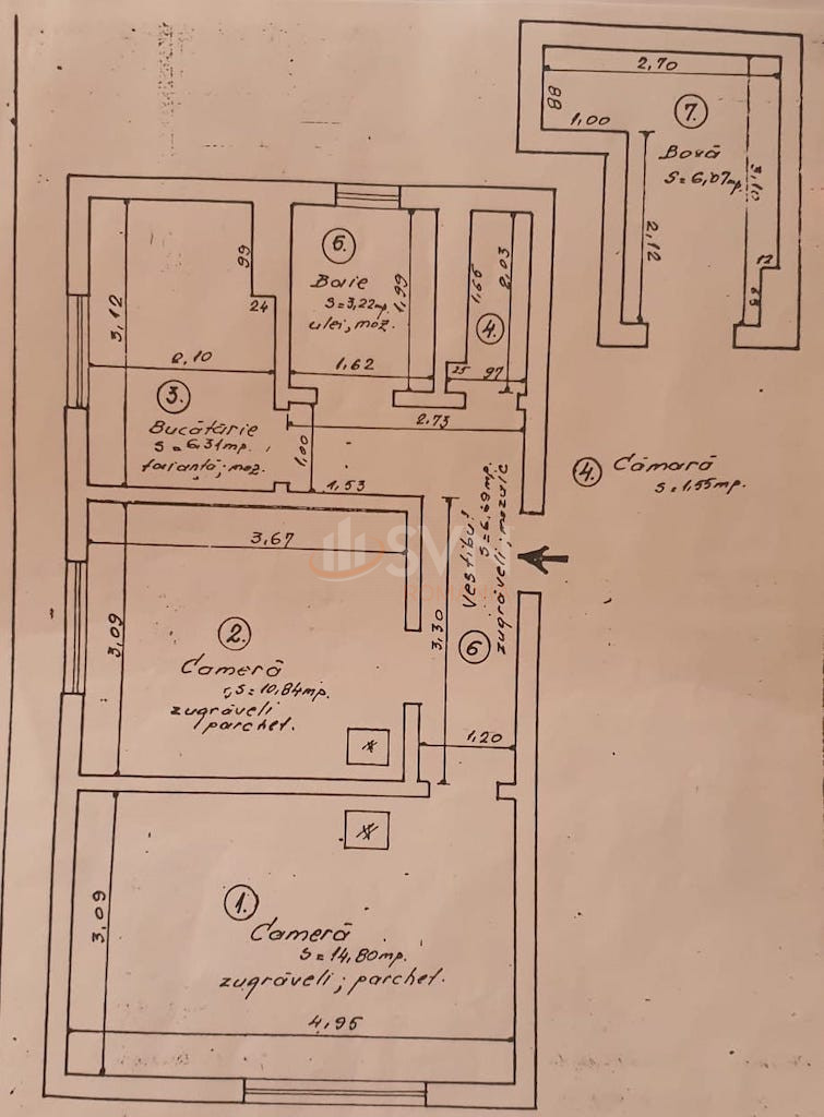 Apartament, 2 camere Bucuresti/Floreasca
