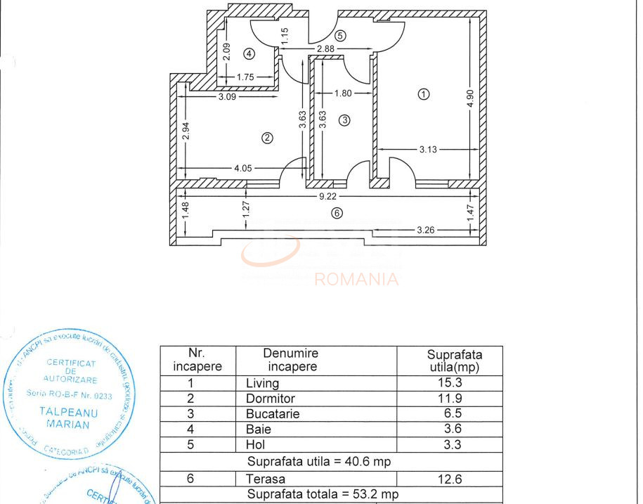 Apartament, 2 camere Bucuresti/Theodor Pallady