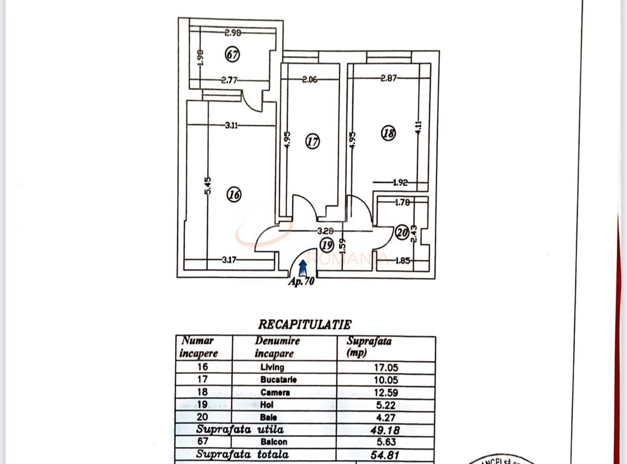 Apartament, 2 camere Bucuresti/Mihai Bravu (s3)