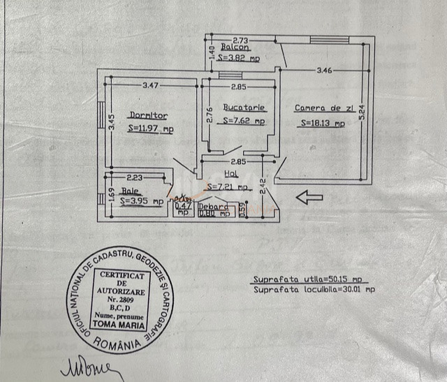 Apartament, 2 camere Bucuresti/Aviatiei