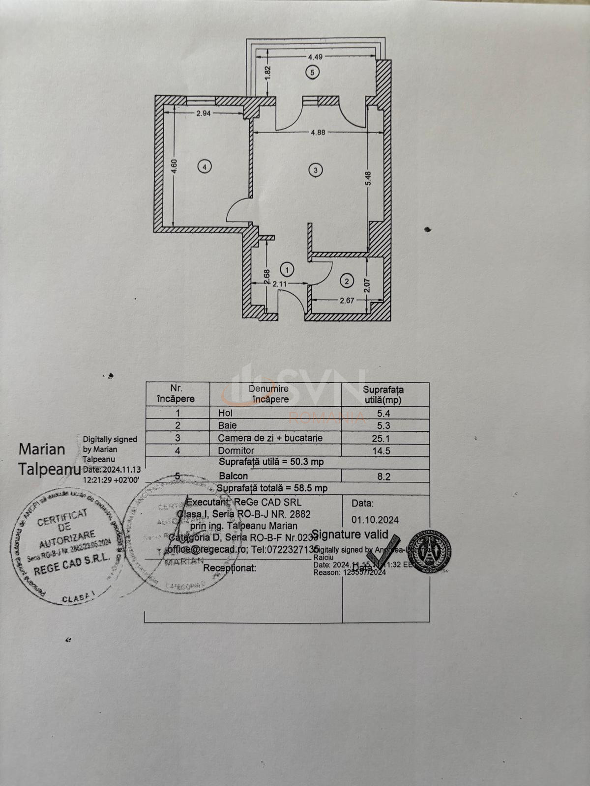 Apartament, 2 camere Bucuresti/Unirii (s3)