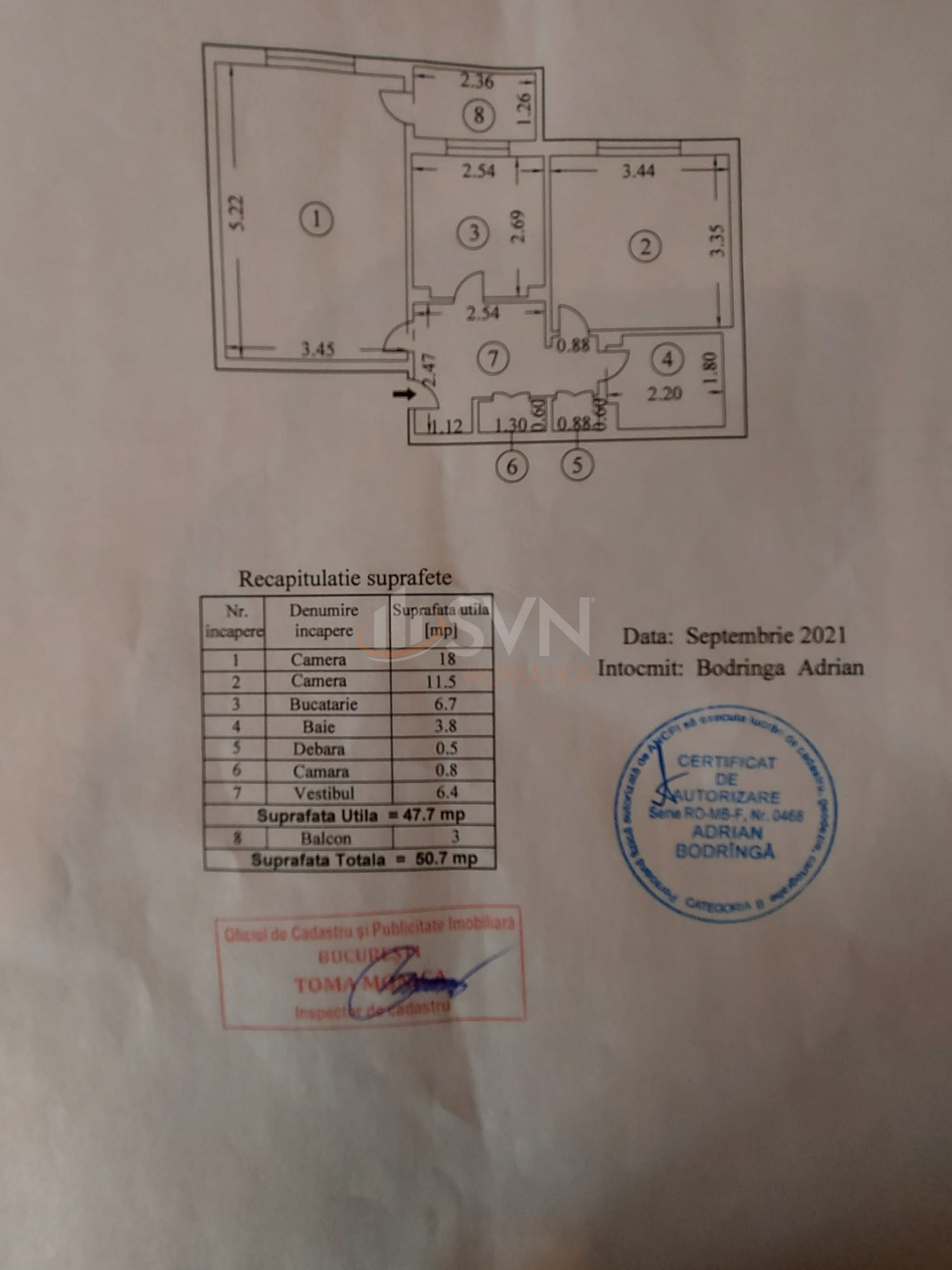 Apartament, 2 camere Bucuresti/Crangasi