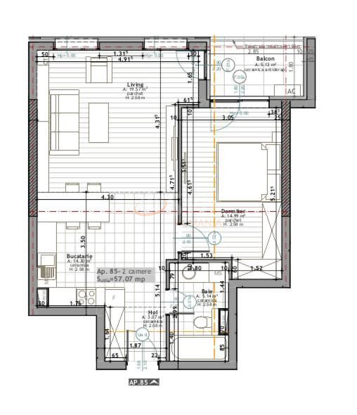 Apartament, 2 camere Cluj/Zorilor