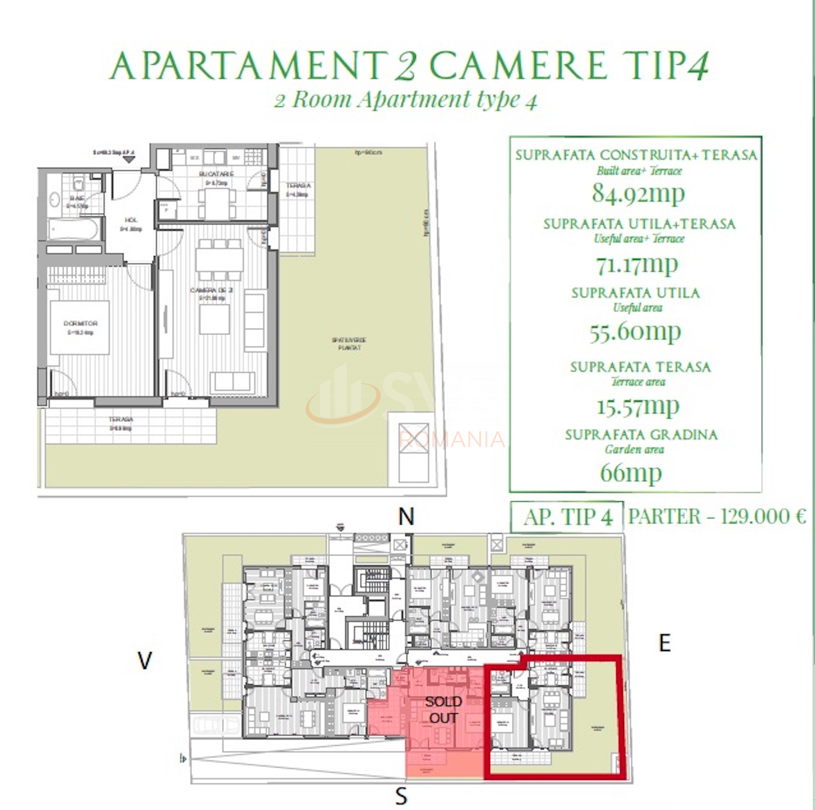 Apartament, 2 camere Bucuresti/Baneasa