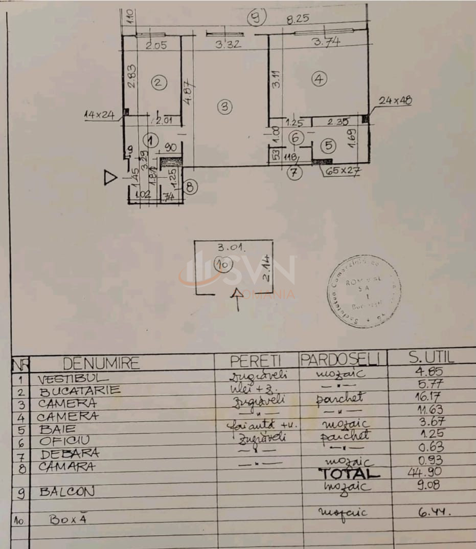 Apartament, 2 camere Bucuresti/Basarab