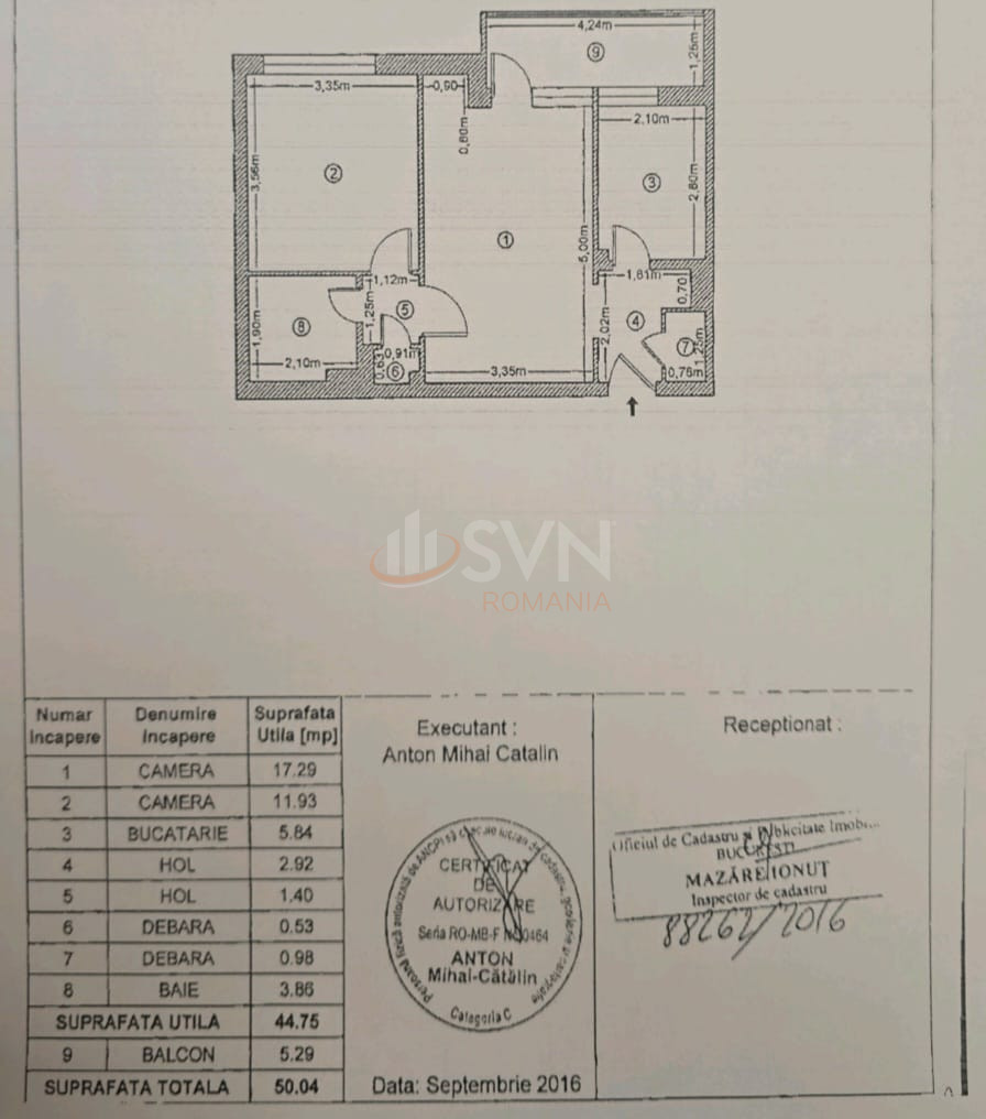 Apartament, 2 camere Bucuresti/Gara De Nord