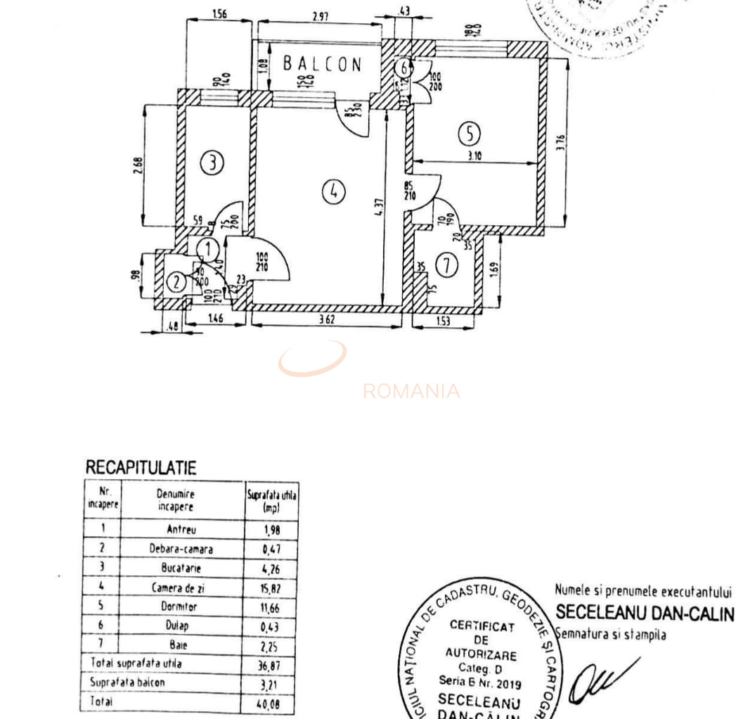 Apartament, 2 camere Bucuresti/Gara De Nord