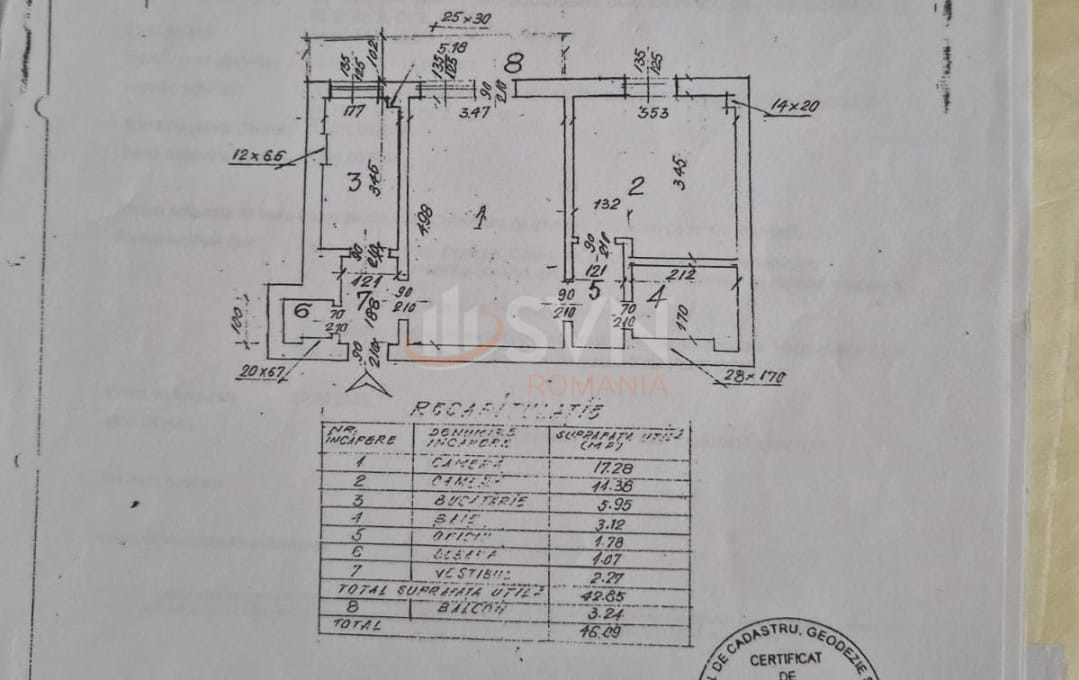 Apartament, 2 camere Bucuresti/Piata Victoriei