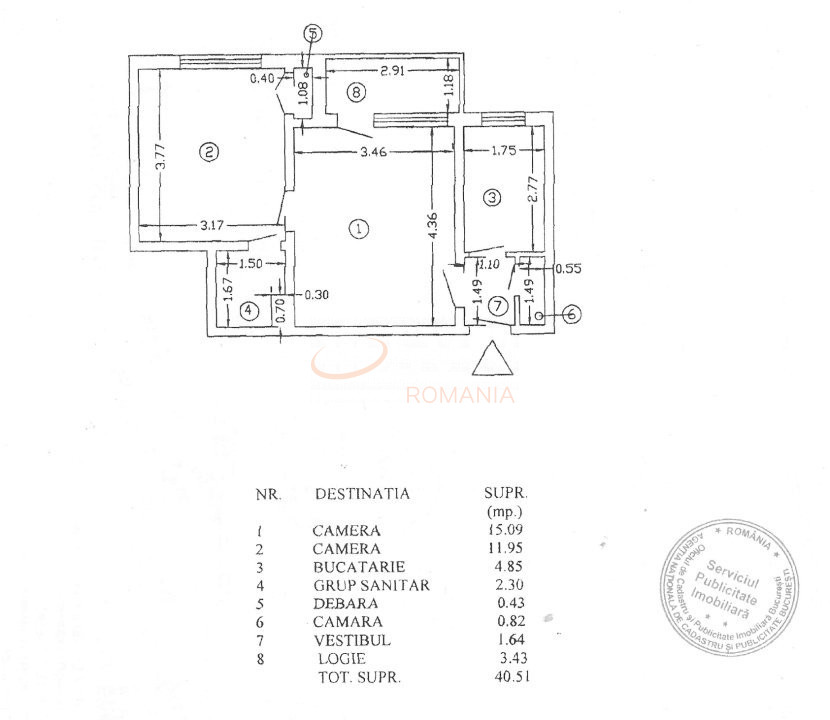 Apartament, 2 camere Bucuresti/Domenii