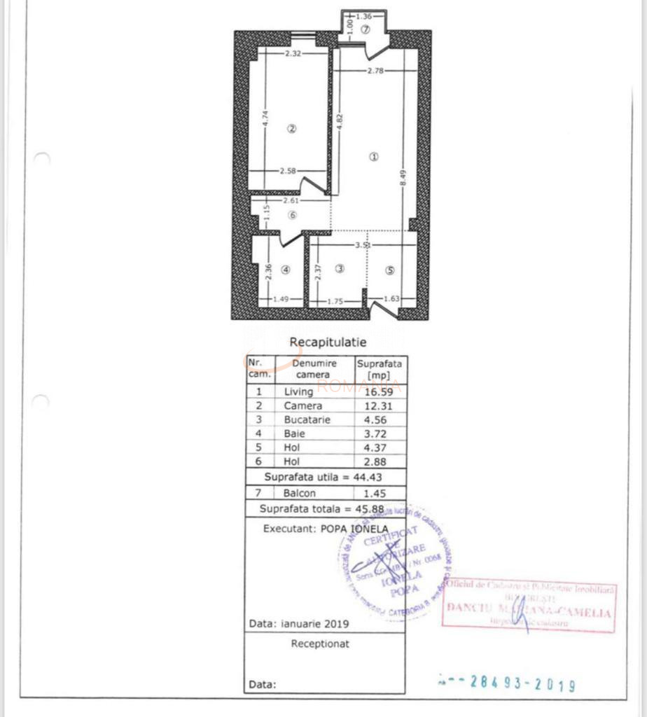 Apartament, 2 camere Bucuresti/Aviatiei