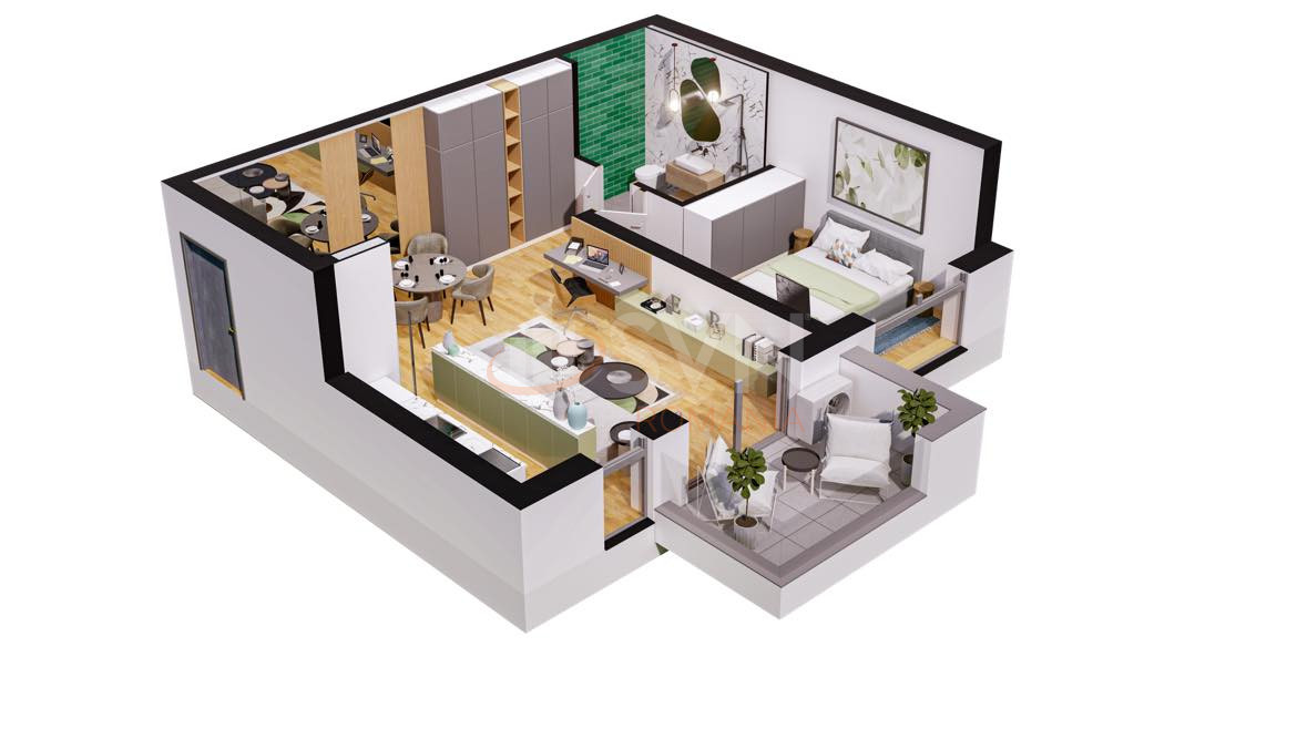 Apartament, 2 camere Bucuresti/Pipera