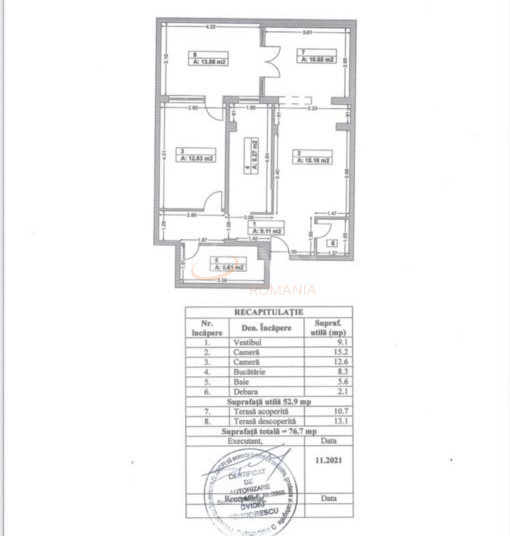 Apartament, 2 camere Bucuresti/Floreasca