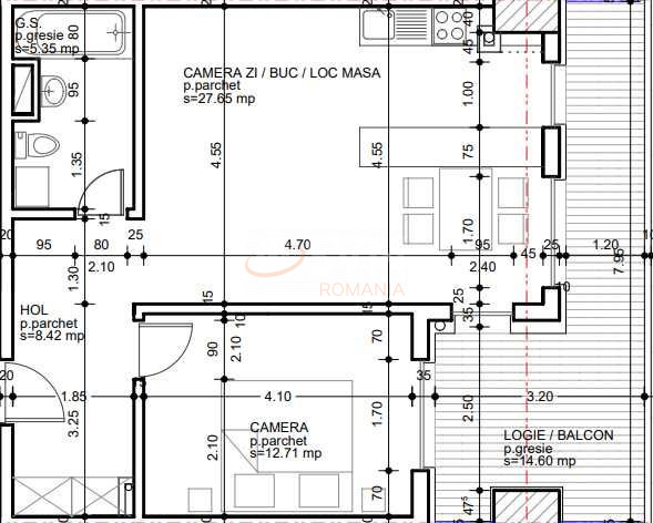 Apartament, 2 camere Cluj/Gheorgheni