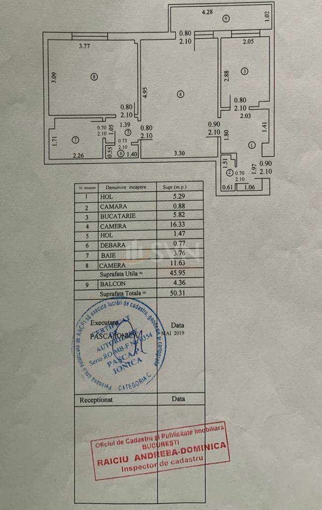 Apartament, 2 camere Bucuresti/1 Mai