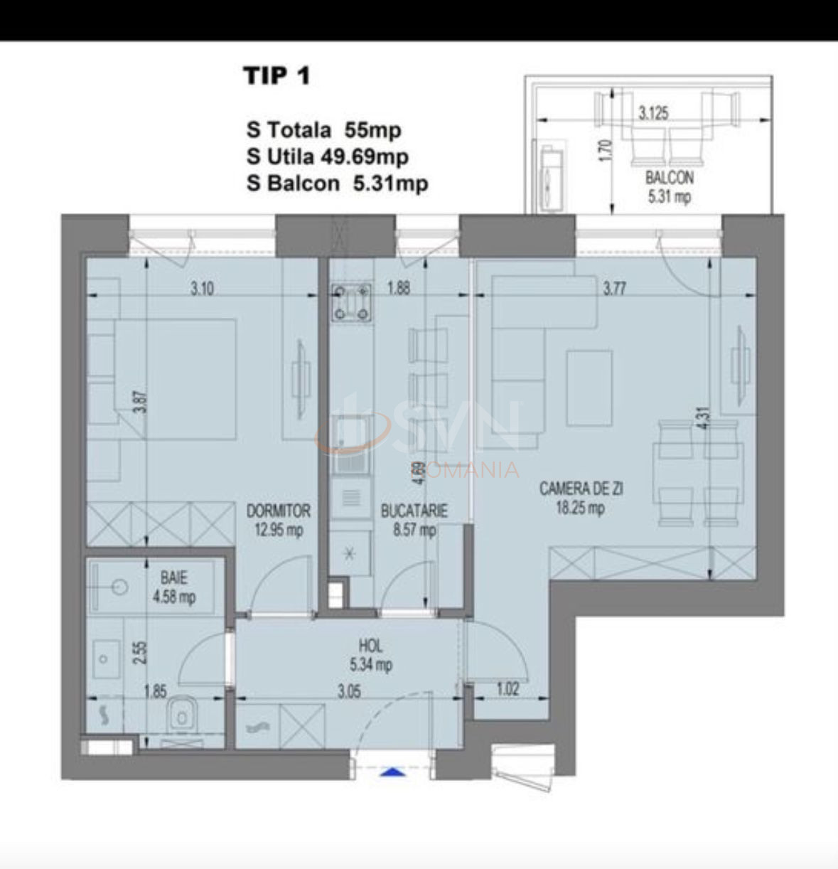 Apartament, 2 camere Bucuresti/Aviatiei