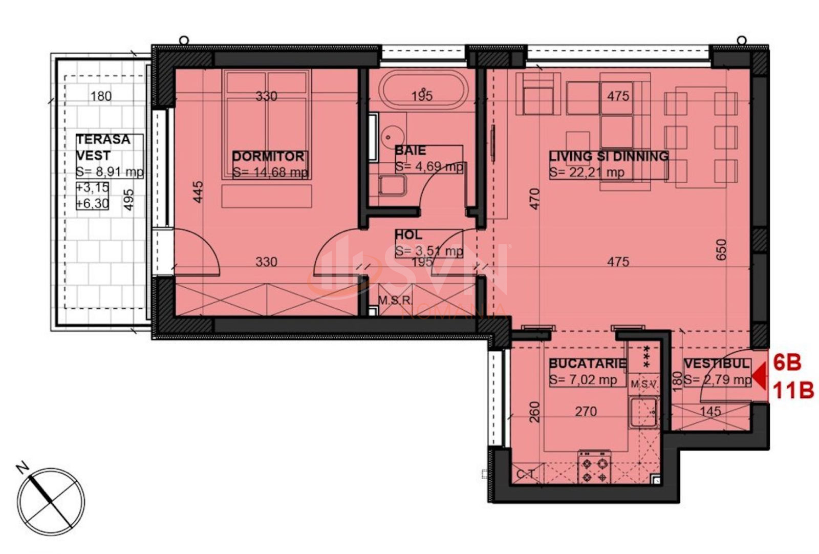 Apartament, 2 camere Bucuresti/Bucurestii Noi