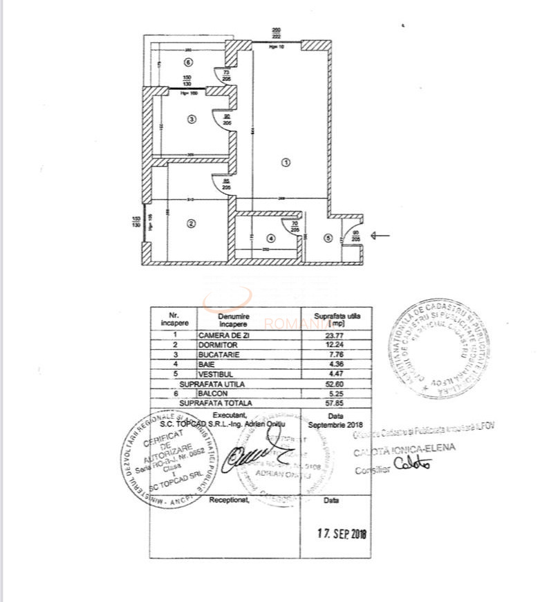 Apartament, 2 camere Bucuresti/Pipera