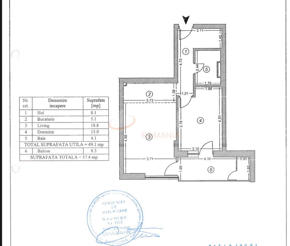 Apartament, 2 camere Bucuresti/Doamna Ghica