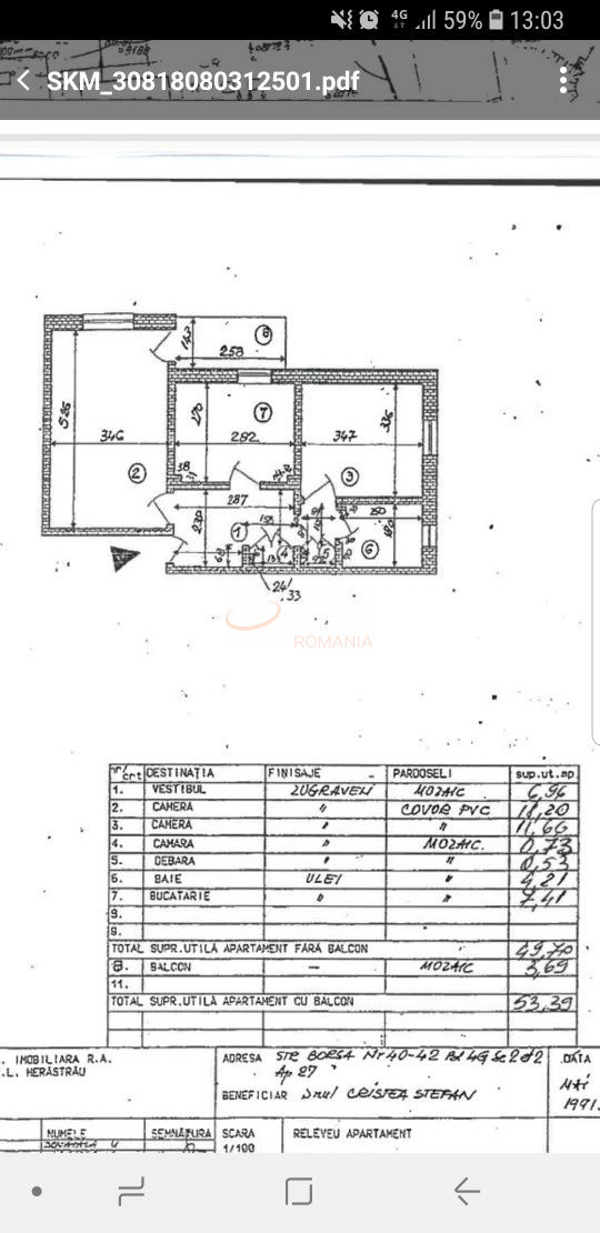 Apartament, 2 camere Bucuresti/Aviatiei
