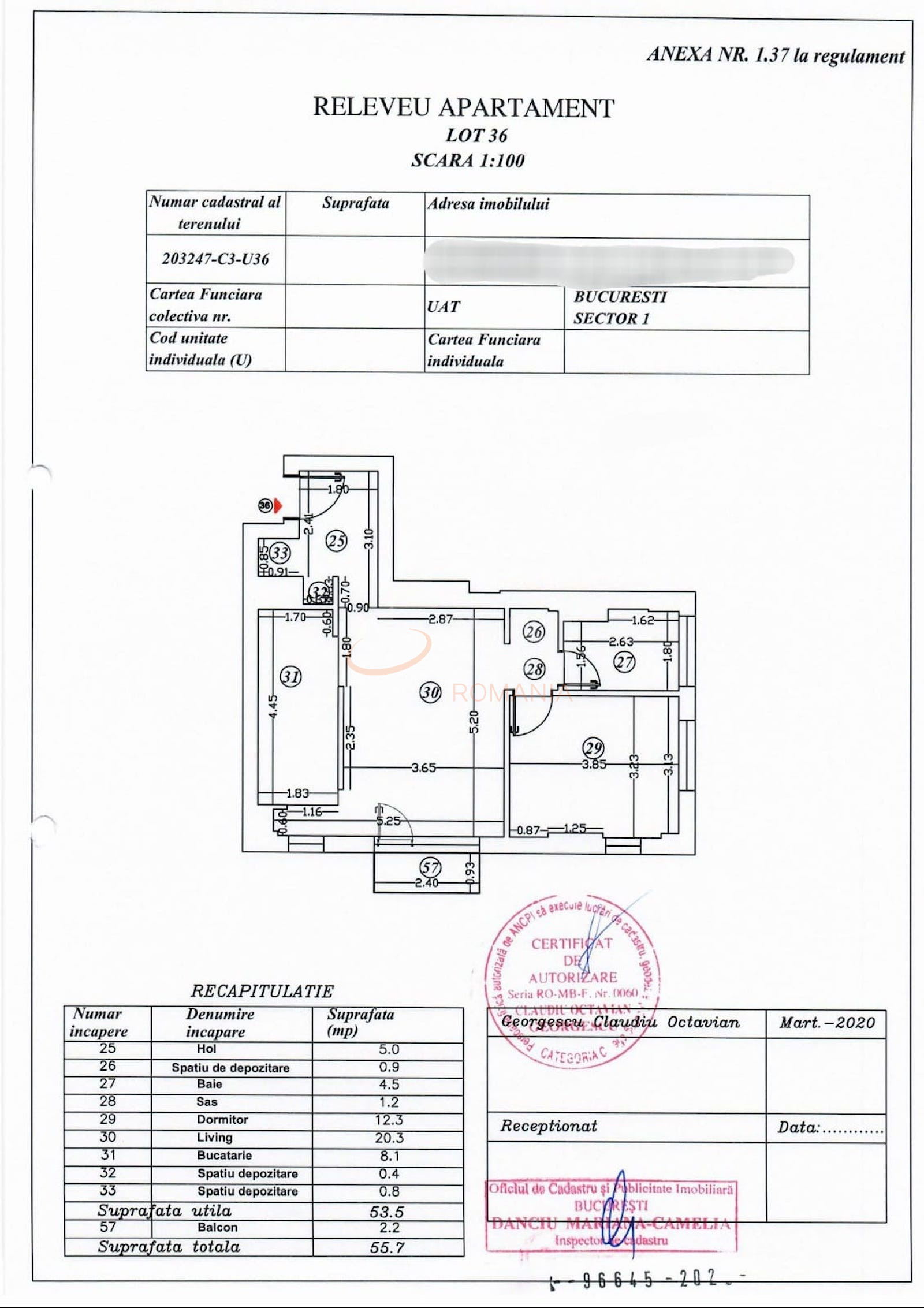 Apartament, 2 camere Bucuresti/Aviatiei