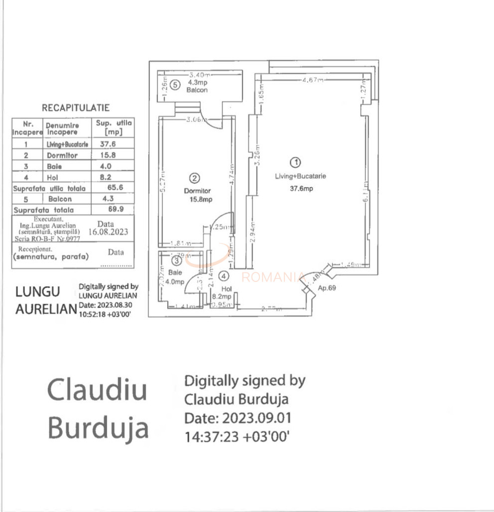 Apartament, 2 camere Bucuresti/Pipera