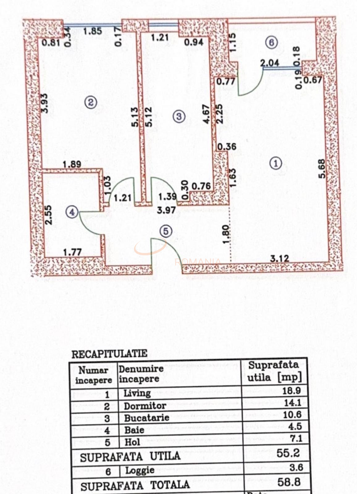 Apartament, 2 camere Bucuresti/Pipera