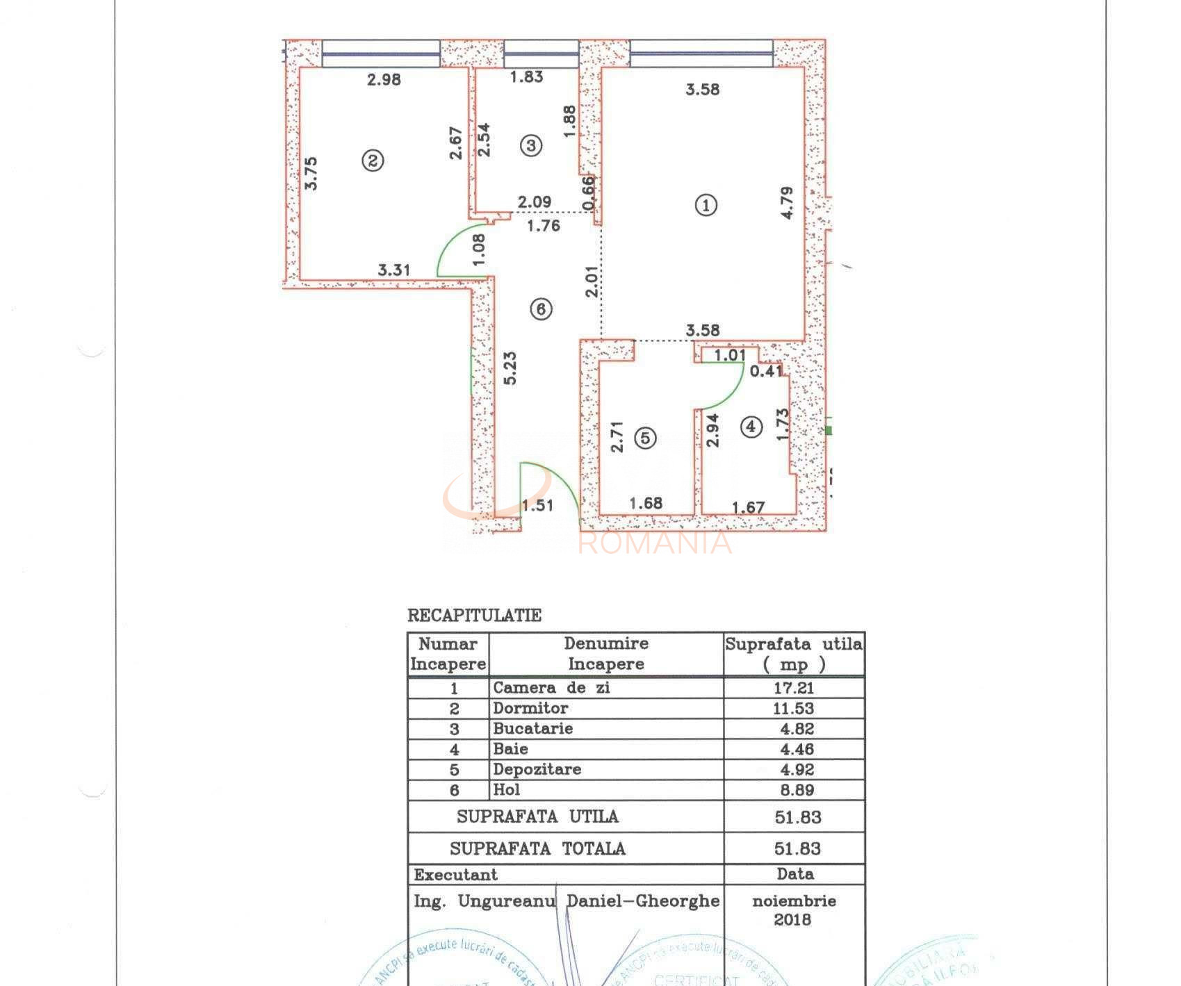 Apartament, 2 camere Bucuresti/Pipera