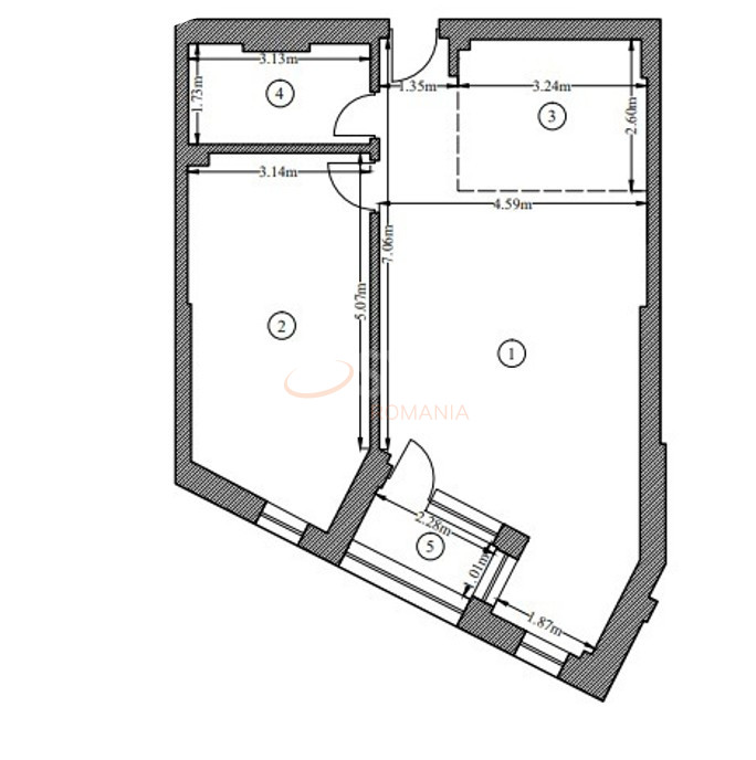 Apartament, 2 camere Bucuresti/Timpuri Noi