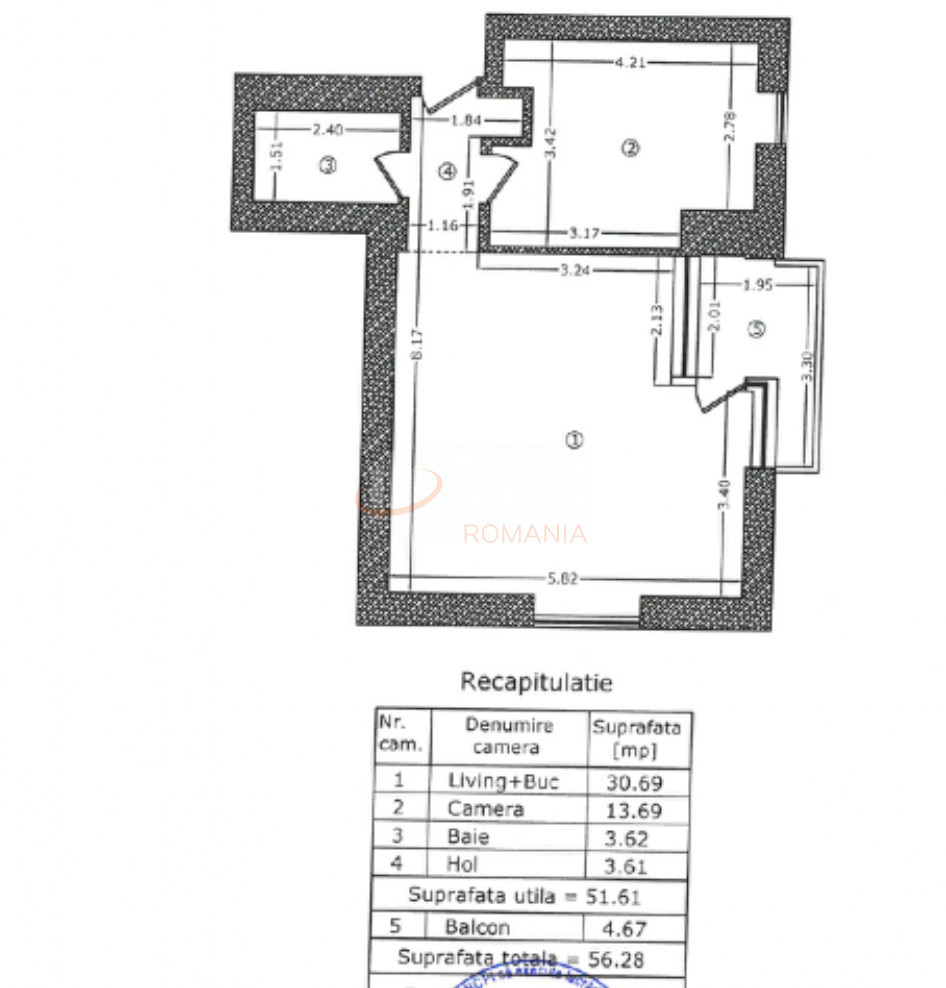 Apartament, 2 camere Bucuresti/Herastrau