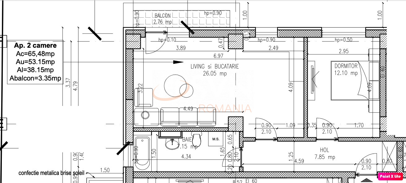 Apartament, 2 camere Bucuresti/Sisesti